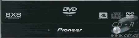 Pioneer DVR-A07XLA - přední panel černý