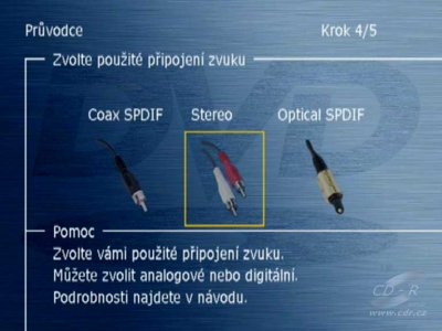 KiSS DP-1500 - Průvodce: 4/5 audio výstup