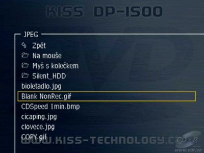 KiSS DP-1500 - Procházení adresářů z obrázky na PC s PC-Link