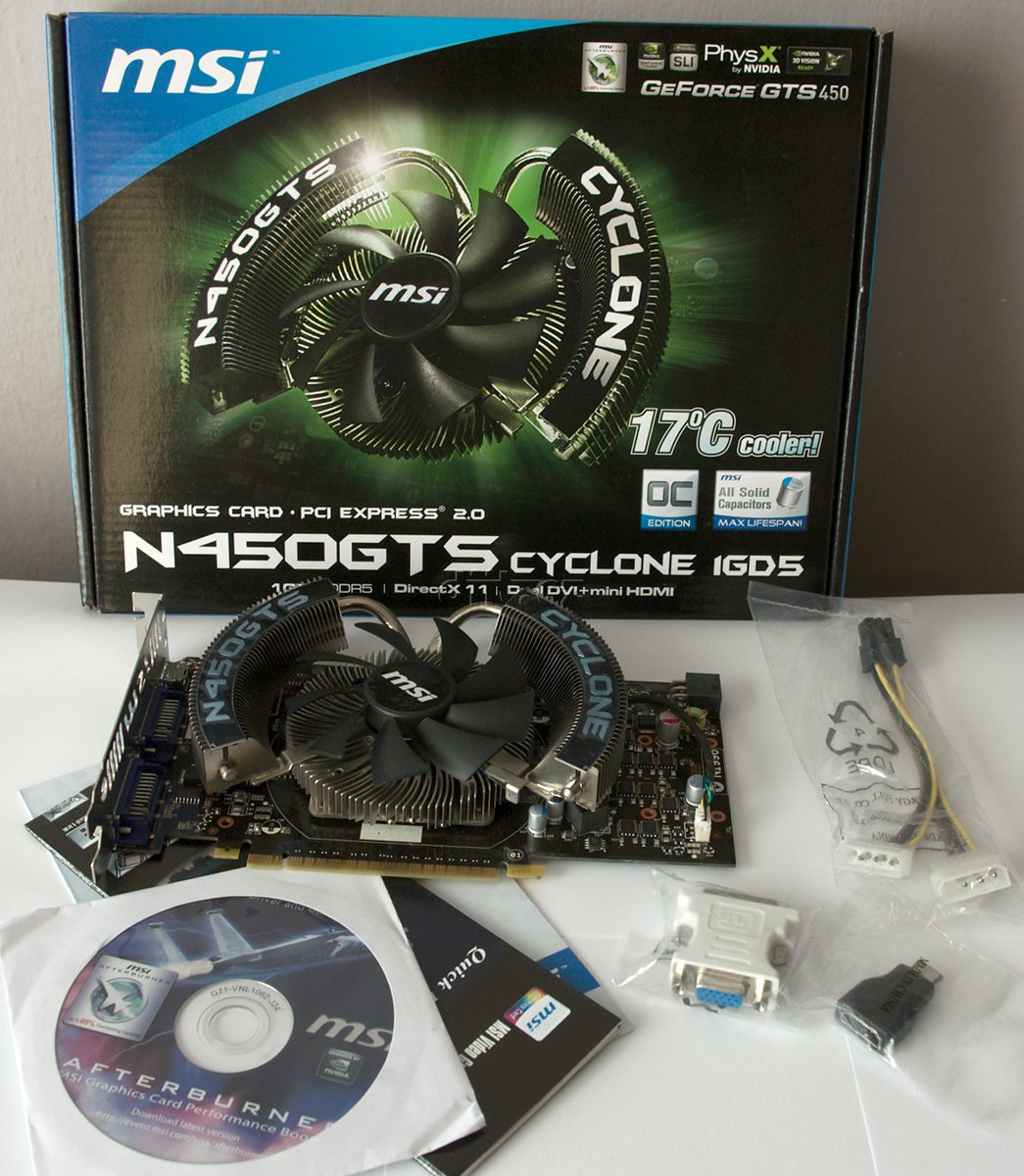 Predstaveni Msi Geforce Gts 450 Cyclone Predstaveni Msi Geforce Gts 450 Cyclone Diit Cz