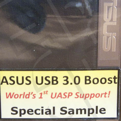 ASUS USB 3.0 Boost - World´s 1st UASP Support - Special Sample (štítek)