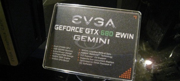 EVGA GeForce GTX 60 2WIN Gemini sticker
