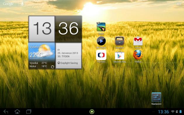 Acer Iconia Tab A211 - Android - desktop