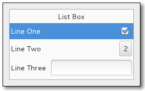 GNOME 3.10 - 201list-box