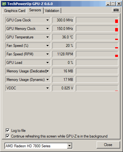 Sapphire Radeon HD 7850 OC: GPU-Z