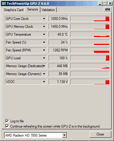 Sapphire Radeon HD 7850 OC: GPU-Z