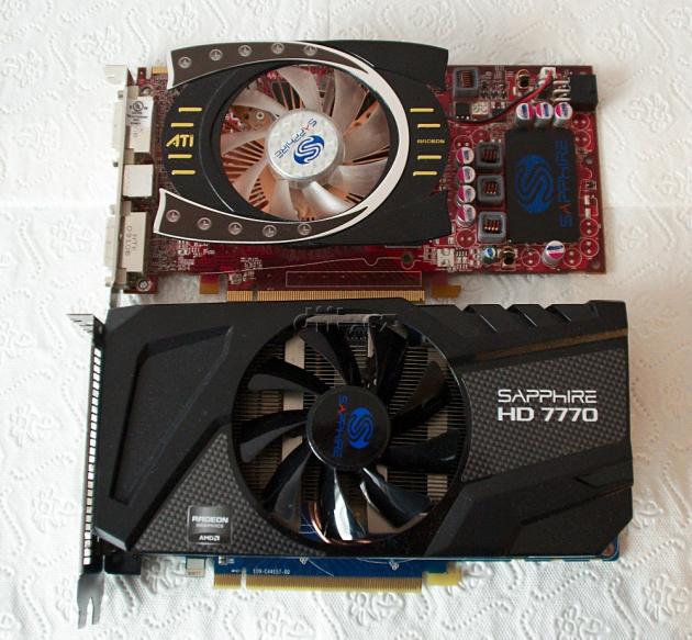 Sapphire Radeon HD 7770 OC vs Sapphire Radeon HD 4770