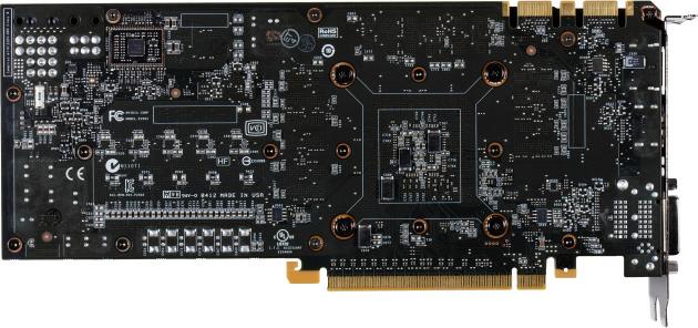 GeForce GTX 680, zadek