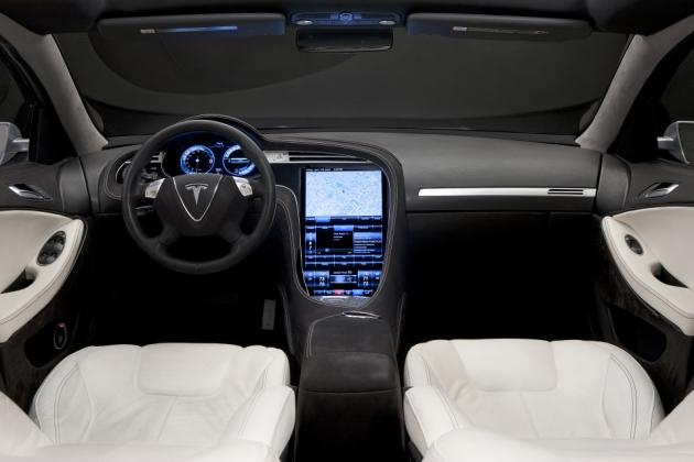Tesla Motors Model S, vnitřek