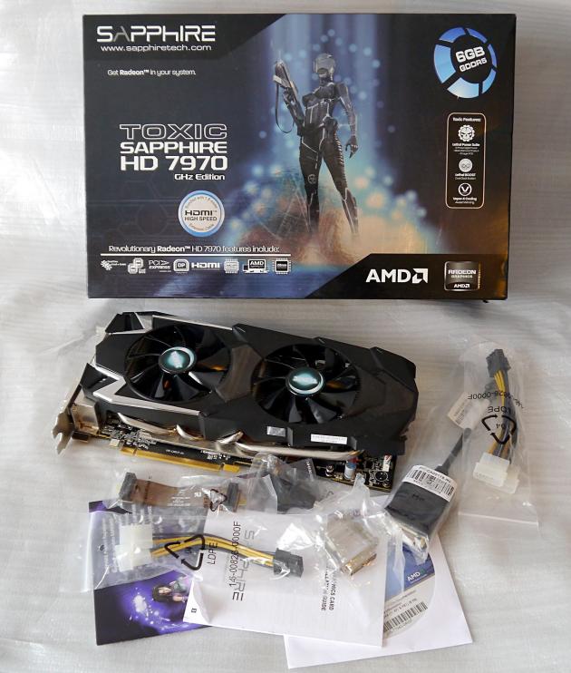 Sapphire Radeon HD 7970 TOXIC - balení