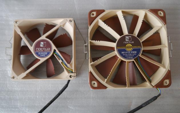 Noctua NH-L12: ventilátory