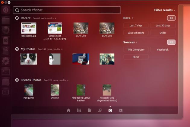 Ubuntu 12.10 Photo Lens_