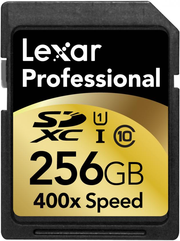 256GB SDXC UHS-I Lexar 400x_