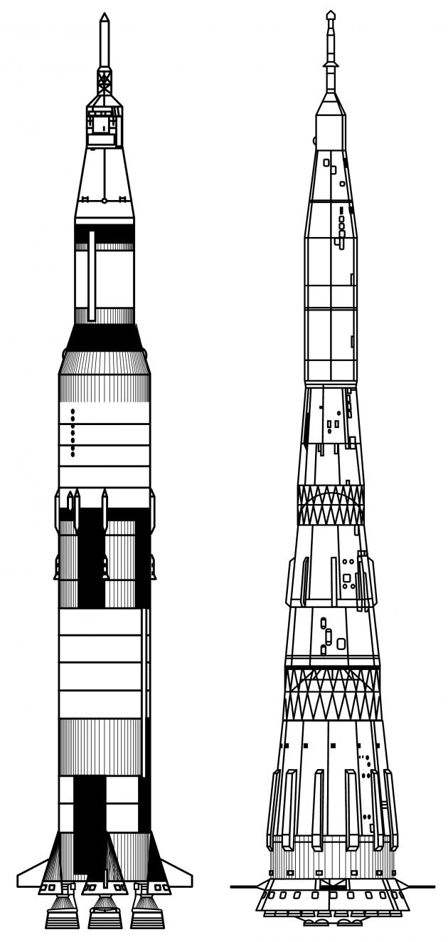 Saturn V vs N1