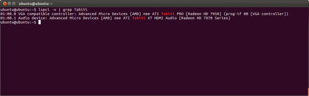 Sapphire Radeon HD 7950 OC: Ubuntu 12.04 alpha, grepnutý lspci