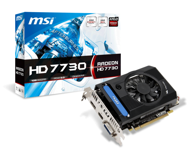 MSI Radeon HD 7730 box