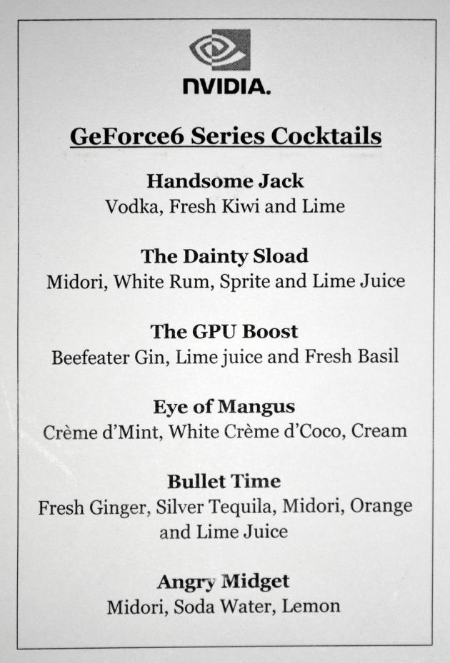 Nvidia GeForce6 Series Cocktails