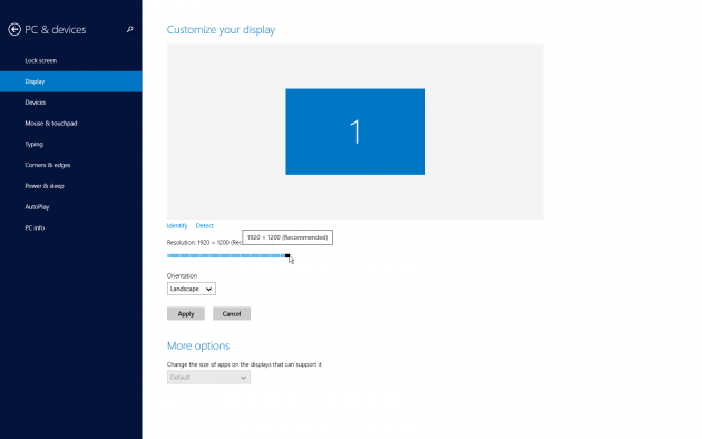 Windows 8.1 Preview - nastavení - Obrázek 4