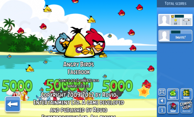 Angry Birds na Facebooku