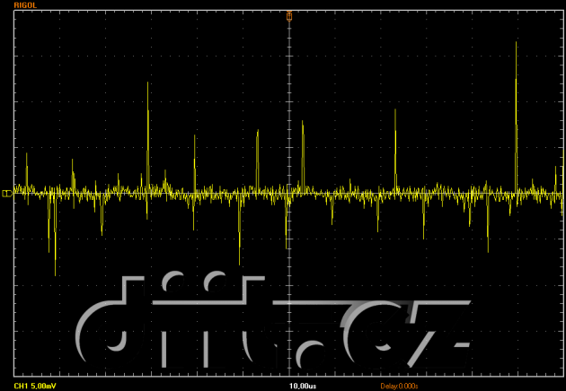 Corsair VS450, 60% zátěž, zvlnění +5 V SB