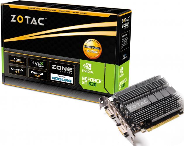 Zotac GeForce GT 630 Zone Edition s krabicí