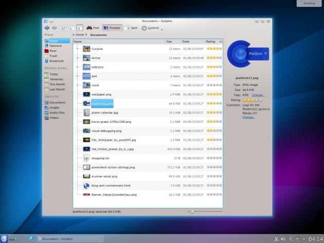 KDE 4.10 -dolphin-metadata