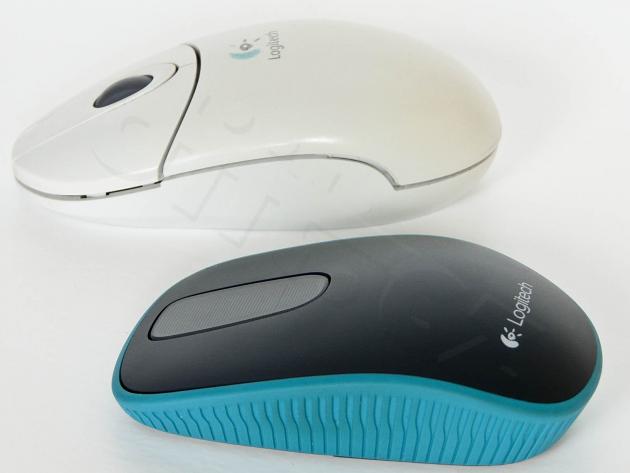 Logitech Cordless Wheel Mouse + Zone Touch Mouse T400