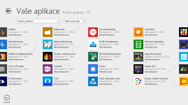 Windows Store - Vaše aplikace