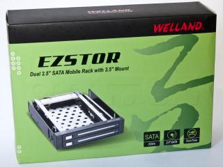 Welland EZStor 2,5″ SATA Mobile Rack with 3,5″ Mount - krabice