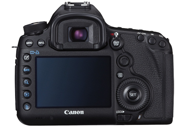 Canon EOS 5D Mark III back