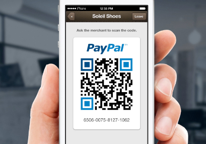Paypal QR Code smartphone