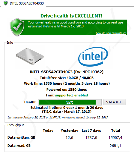Intel SSD 320 Series 40GB - den 4 - SSDLife