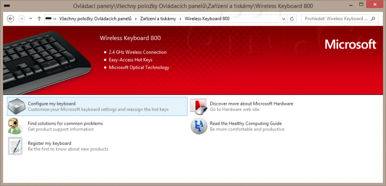 01 Zarizeni A Tiskarny Wireless Keyboard 800