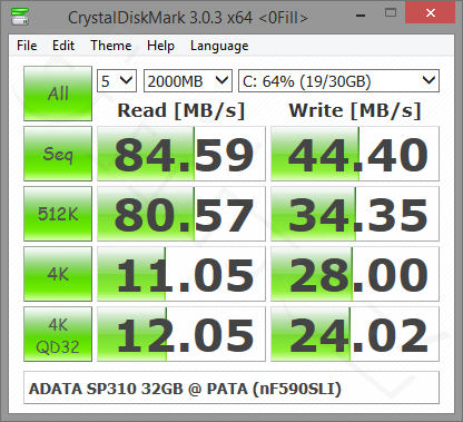 Adata Sp 310 32 Gb Pata Nf 590 Sli Cdm