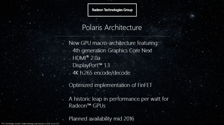 Amd Polaris 17 Ces 2016