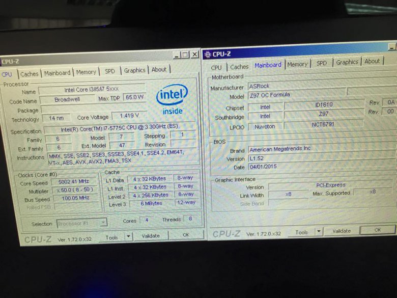Broadwell Core I 7 5775 C 5 Ghz Oc 01
