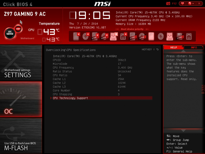 Core I 5 4670 K Msi Z 97 Msi Snapshot 02