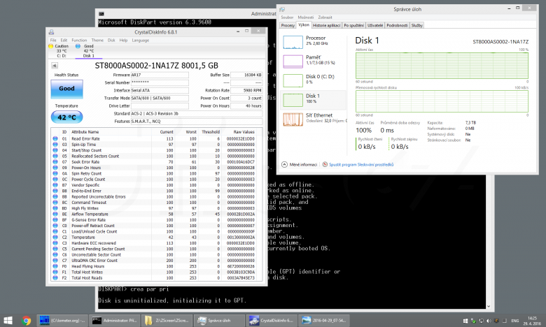 Diskpart Inicializace Po 8 Minutach