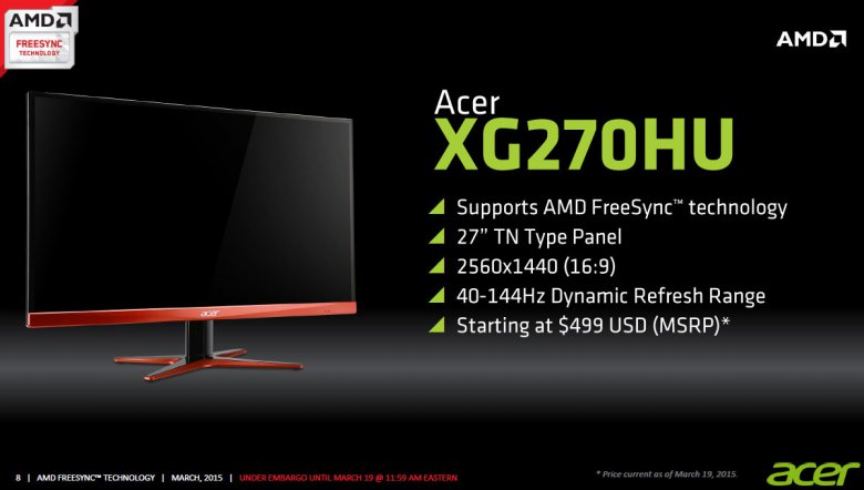 Freesync March 08