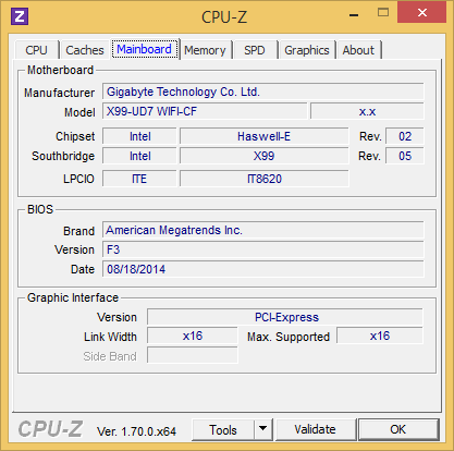 Gigabyte X 99 Intel 5930 K Cpuz 03