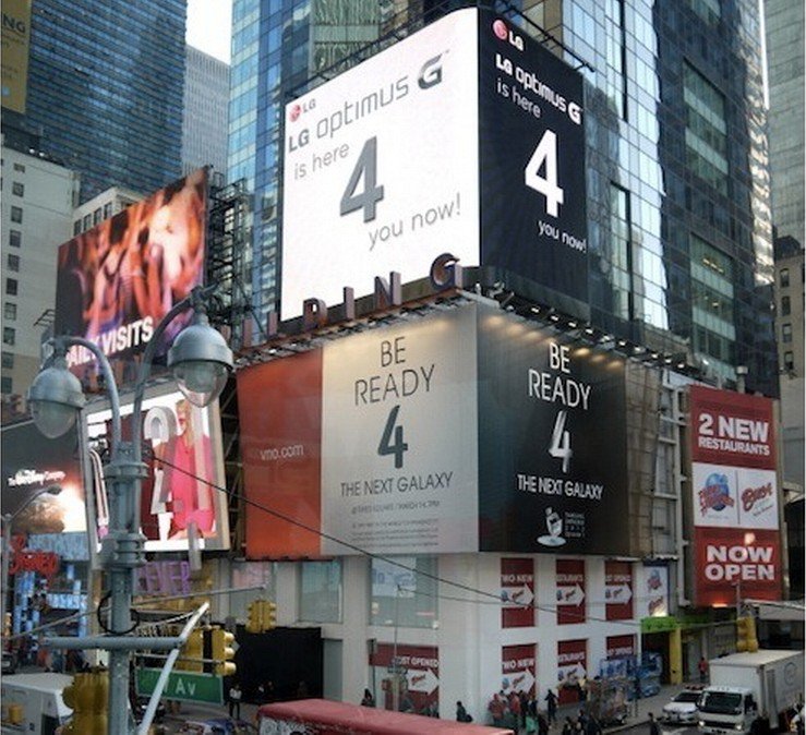 Samsung Galaxy S 4 vs LG Optimus G1