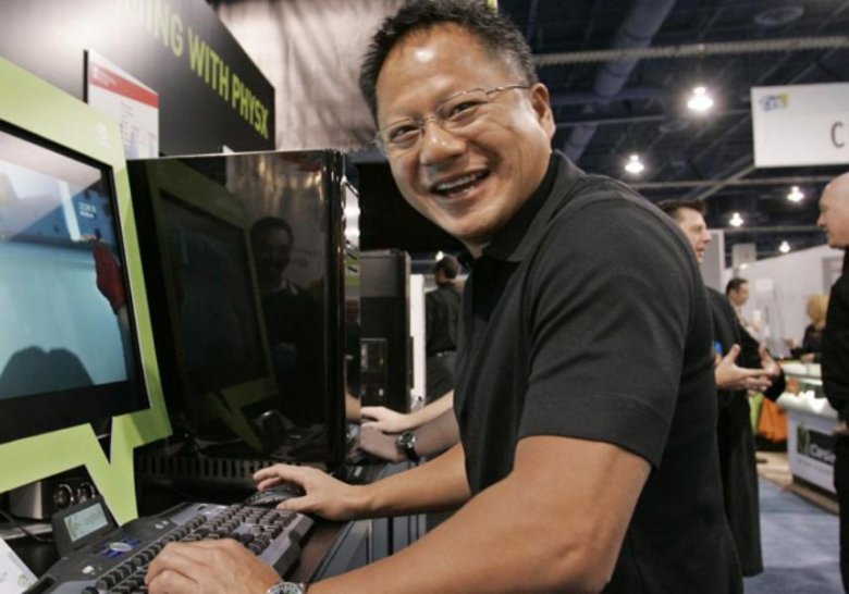 Jen Hsun Huang With Physx
