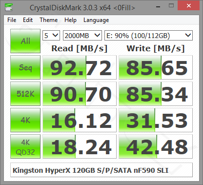 Kingston Hyperx 120 Gb Sata Pata Sata Nf 590 Sli Cdm 0