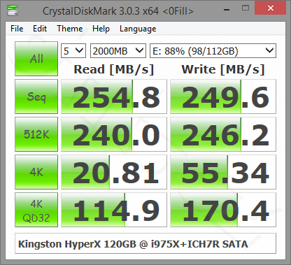Kingston Hyperx 120 Gb Sata I 975 Xich 7 R Cdm