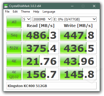 Kingston Kc 400 512 Gb Crystaldiskmark