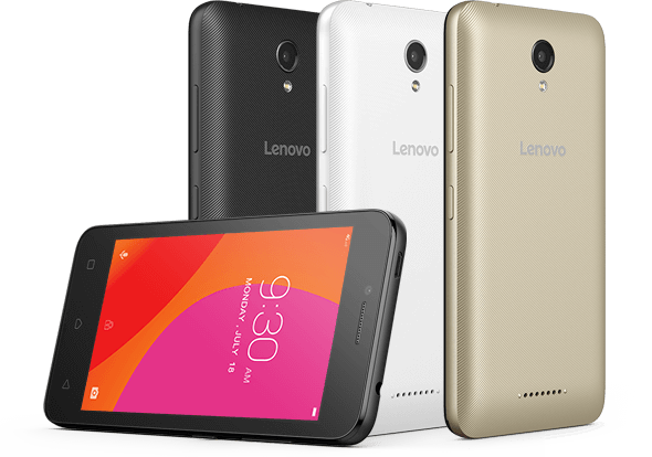 Lenovo Smartphone Vibe B Color Options