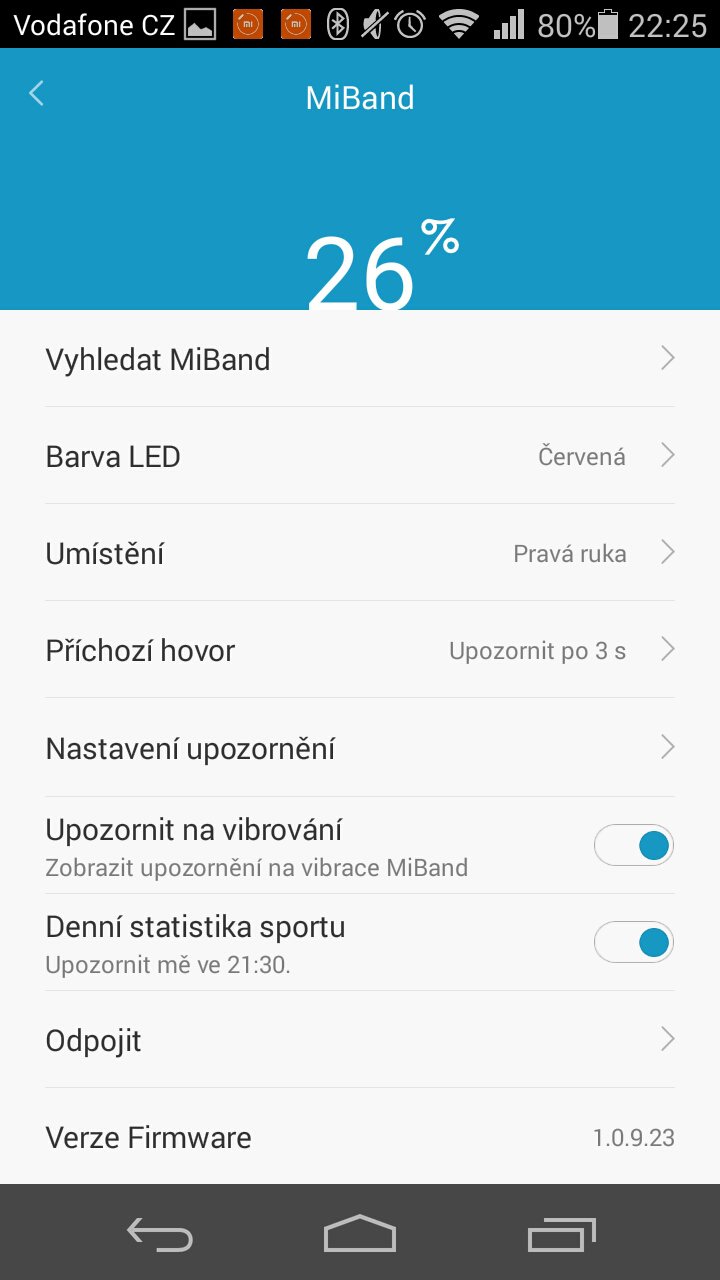 Mi Fit Settings 2