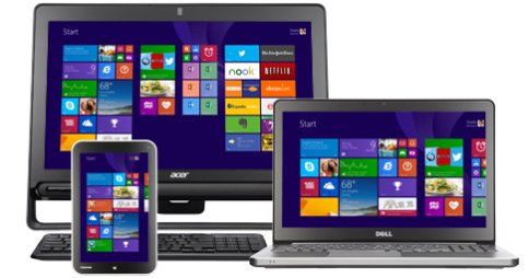 Microsoft Windows Tablet Notebook Desktop Windows 81