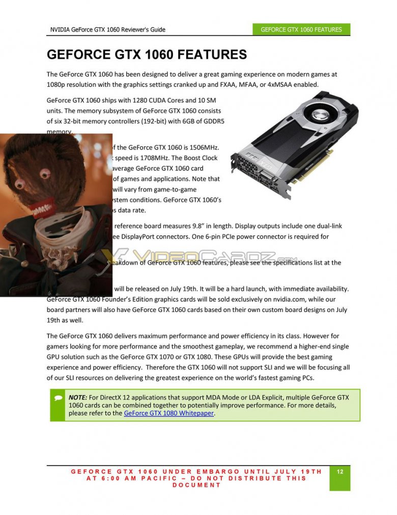 Nvidia Geforce Gtx 1060 Reviewers Guide 13