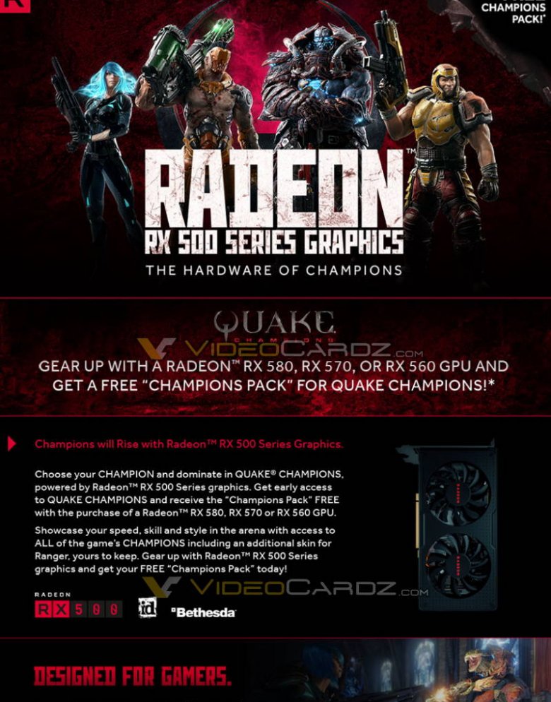 Quake Champions Radeon Rx 500